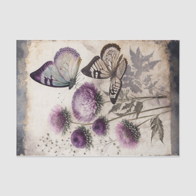 Schmetterlinge Seidenpapier (Vorderseite)