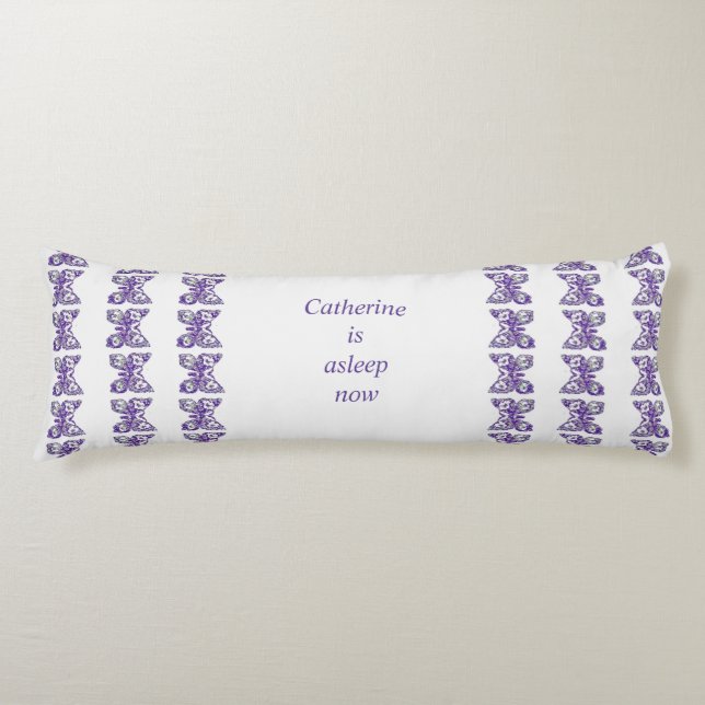 Schmetterlinge Seitenschläferkissen (Vorderseite)