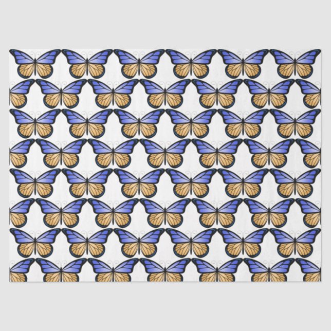 Schmetterlinge Serie Design 1 Seidenpapier (Vorderseite)