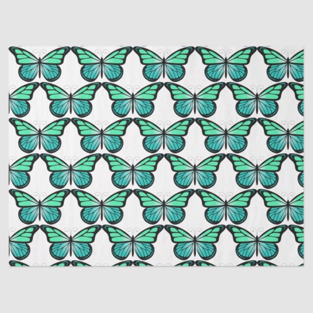 Schmetterlinge Serie Design 4 Seidenpapier (Vorderseite)