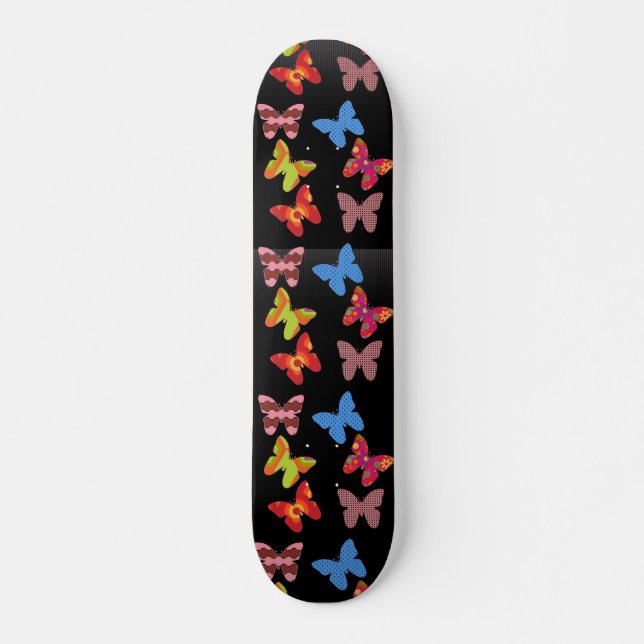 Schmetterlinge Skateboard (Vorne)
