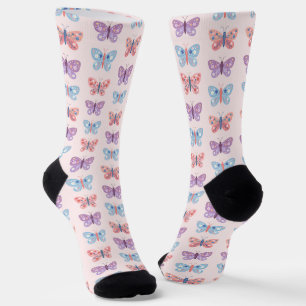 Schmetterlinge Socken