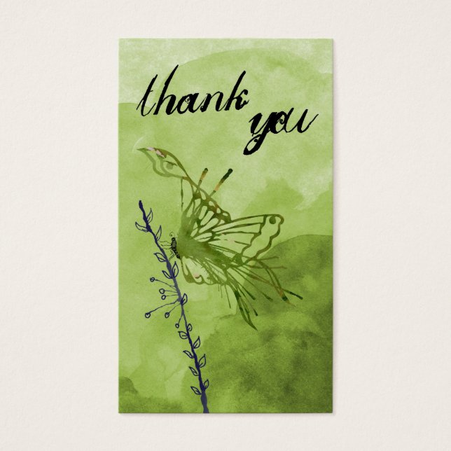 Schmetterlinge und Blume (Vorderseite)