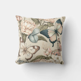 Schmetterlinge und Blume Kissen