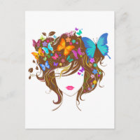 Schmetterlinge und Blume