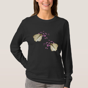 Schmetterlinge und Blumen T-Shirt