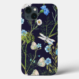 Schmetterlinge und Drachen fliegen mit Blume Case-Mate iPhone Hülle