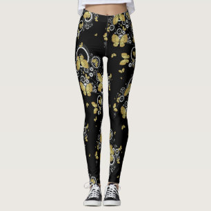 Schmetterlinge und Gänse. Leggings