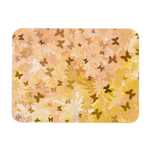 Schmetterlinge und Gänseblümchen von Shirley Taylo Magnet