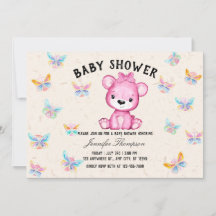 Schmetterlinge und Niedliche Bärendusche