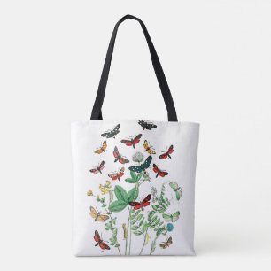 Schmetterlinge und Raupen Tasche