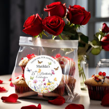 Schmetterlinge und Wildblumen Elegant 75. Geburtst