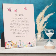 Schmetterlinge und Wildblumen Gebet für Kinder