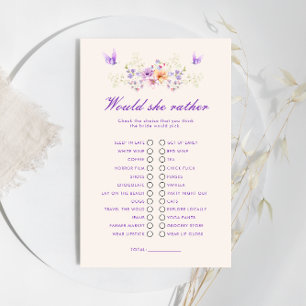 Schmetterlinge würden eher Brautparty spielen