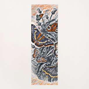 Schmetterlinge Yogamatte