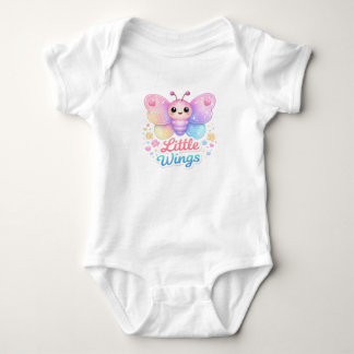 Schmetterlings-Babymitwachs-Body Baby Strampler