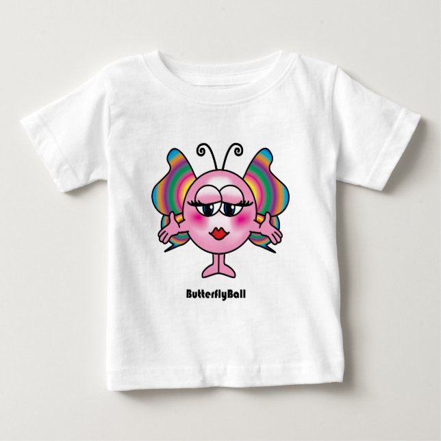 Schmetterlings-Ball Baby T-shirt (Vorderseite)