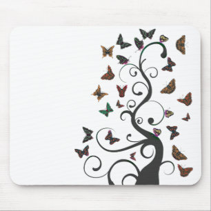 Schmetterlings-Baum Mousepad
