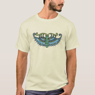 Schmetterlings-Blau T-Shirt