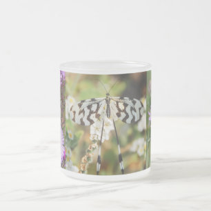 Schmetterlings-Blumen-Blüten-Polterabend-Frieden Mattglastasse