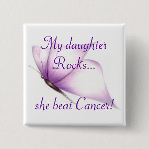 Schmetterlings-Button, meine daughterRocks… schl Button