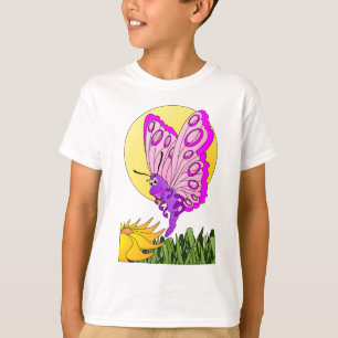 Schmetterlings-Cartoon T-Shirt