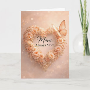Schmetterlings-Design   Muttertags-Geschenkkarte Karte