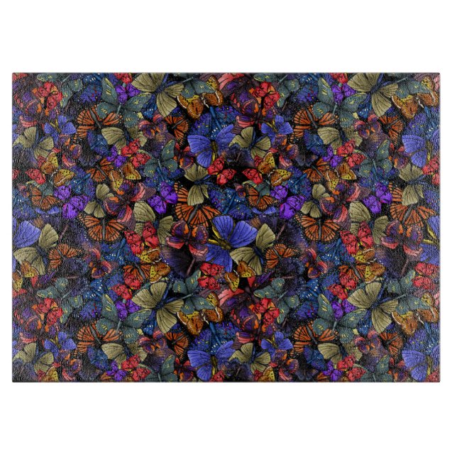 Schmetterlings-Effekt Schneidebrett (Vorderseite)