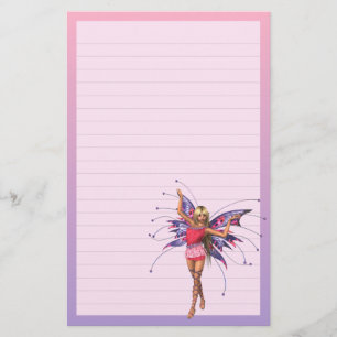 Schmetterlings-feenhaftes Tänzer-Briefpapier Briefpapier