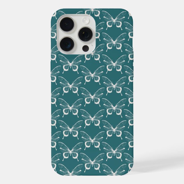 Schmetterlings-Handyhülle iPhone 15 Pro Max Hülle (Rückseite)
