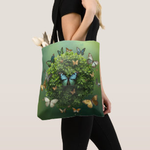Schmetterlings-Harmonie-Natursphäre-Eco-Tasche Tasche