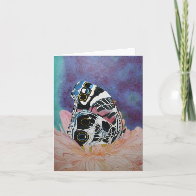 Schmetterlings-Himmel Karte (Vorderseite)