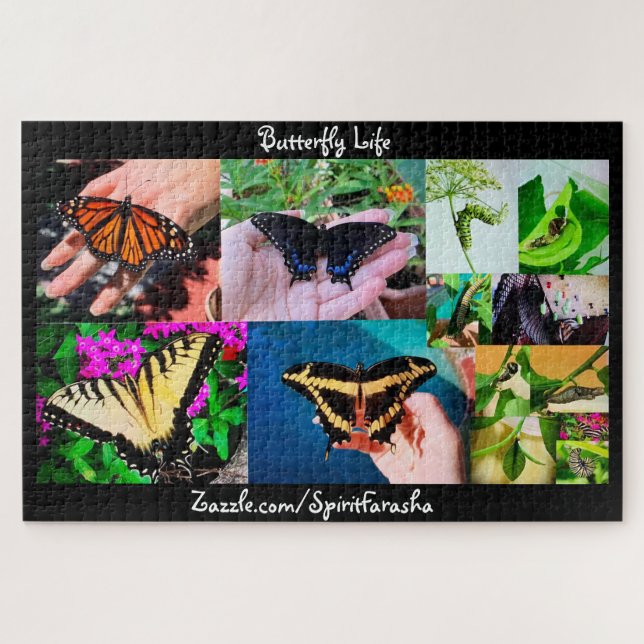 Schmetterlings-Lebens-Puzzle (Horizontal)