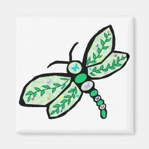 Schmetterlings-Libellenmagnet Magnet