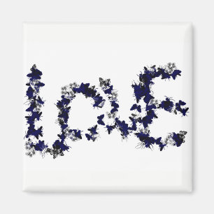 Schmetterlings-Liebe Magnet