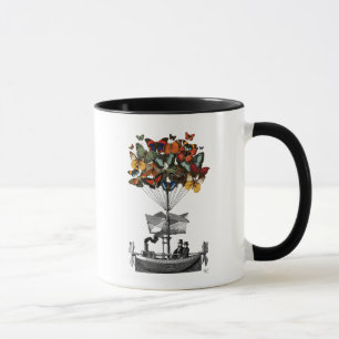 Schmetterlings-Luftschiff 2 Tasse