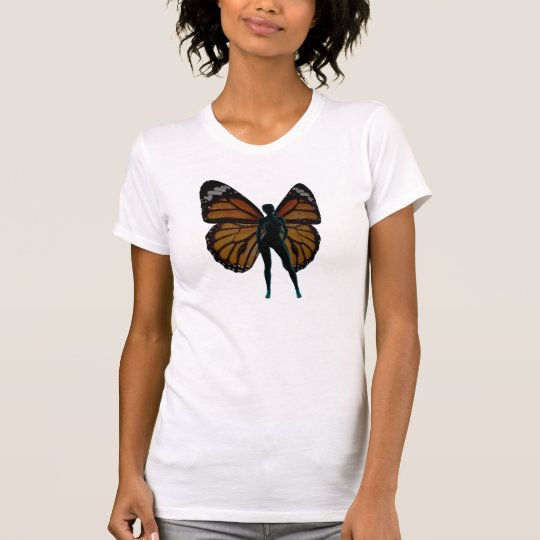 Schmetterlings-Mädchen T-Shirt