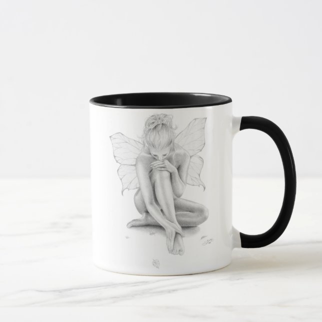 Schmetterlings-Mädchen-Tasse Tasse (Rechts)