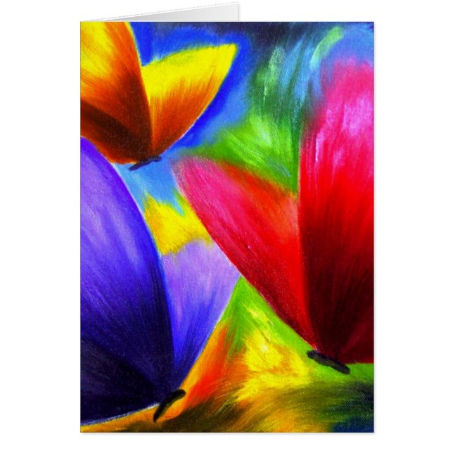 Schmetterlings-Malerei-Kunst - multi (Vorne)