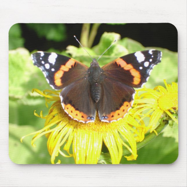Schmetterlings-Mäusematte Mousepad (Vorne)
