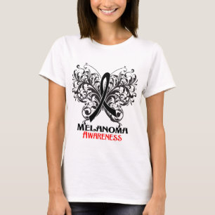 Schmetterlings-Melanom-Bewusstsein T-Shirt