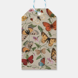 Schmetterlings-Motte-Natur-Kollektion-Zeichnung Geschenkanhänger