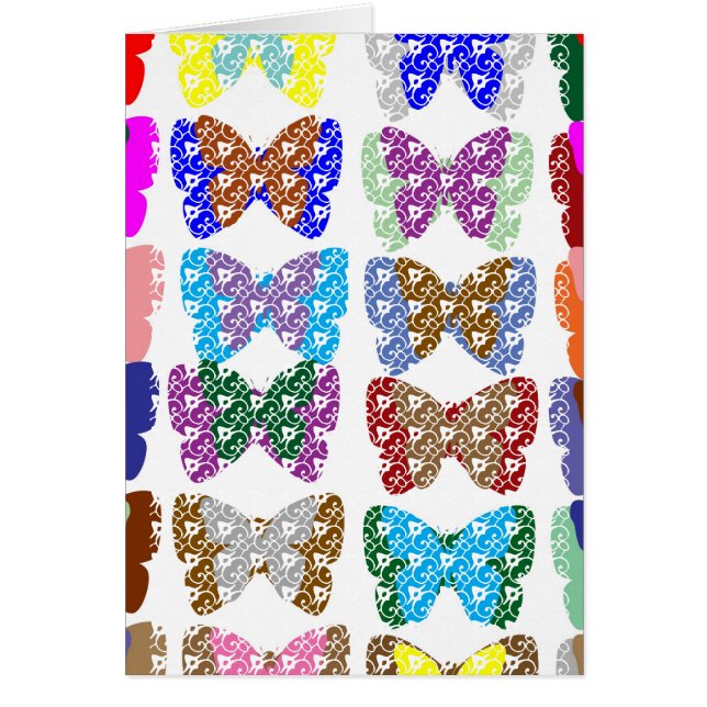 Schmetterlings-Muster-Juwel addieren Text oder (Vorne)