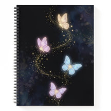Schmetterlings-Notizbuch – Magische bunte Schmette