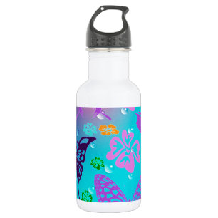 Schmetterlings-schöne Aloha hawaiische Edelstahlflasche