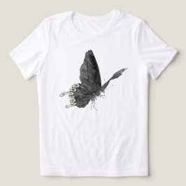 Schmetterlings-Spaß-Illustration Grafik Tri-Blend Shirt