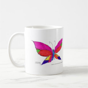 Schmetterlings-Spritzen Kaffeetasse