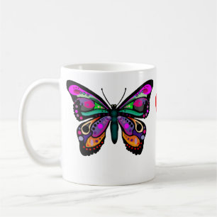 Schmetterlings-Tasse Kaffeetasse