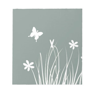 Schmetterlings- und Blumenwiese Notizblock