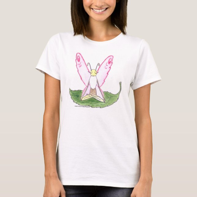 Schmetterlings-Yoga T-Shirt (Vorderseite)